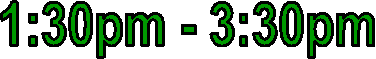 1:30pm - 3:30pm